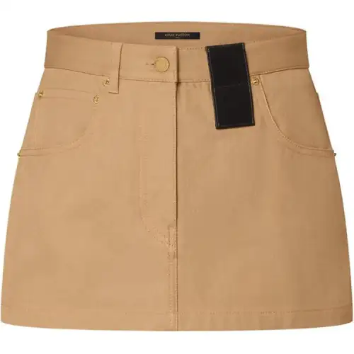 LOUIS VUITTON Casual Short Skirts Women's Brown