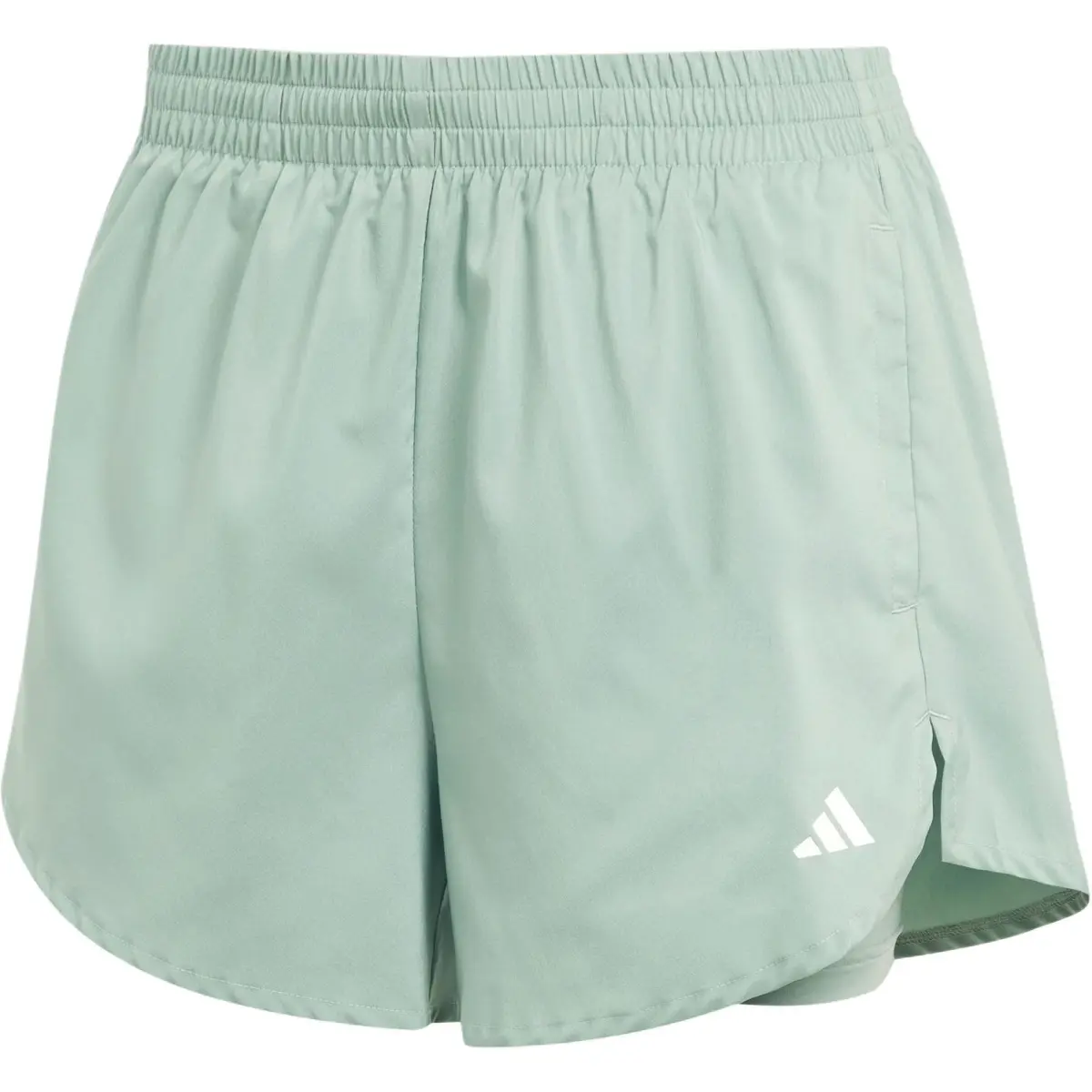 Adidas AEROREADY Casual Shorts Women's Dusty Green/White