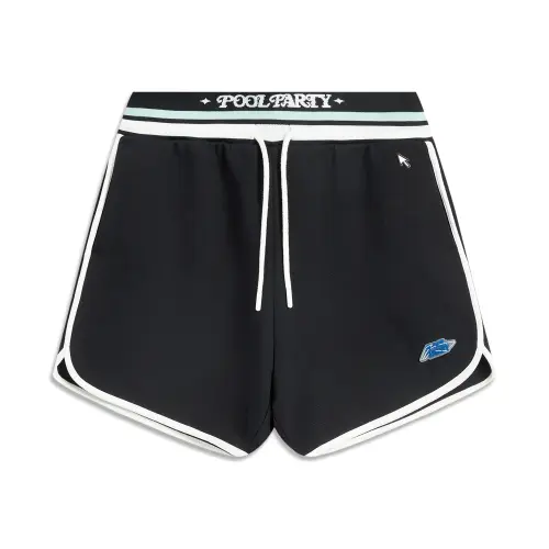 Li Ning x YINGXIONGLIANMENGYONGCHIPAIDUI,LIANMINGKUAN Sports Life Collection Casual Shorts Women's Black