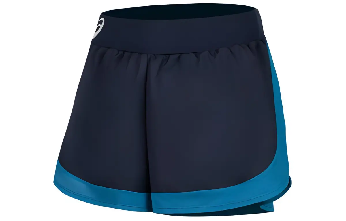 ASICS Sports Shorts Women's Dark Blue/Green