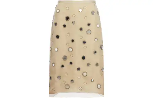 PRADA SS24 Casual Long Skirt Women's Camel