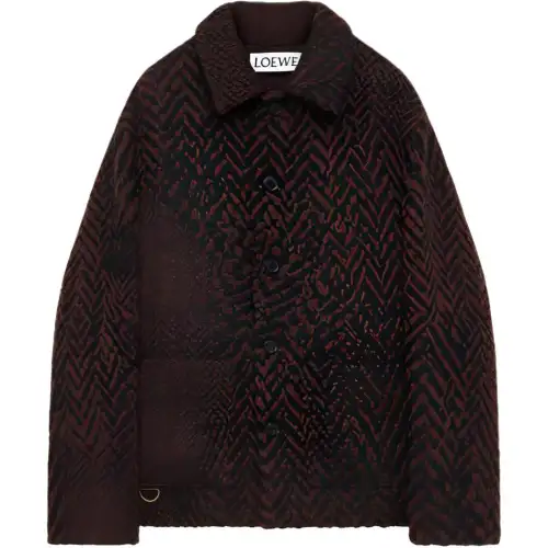 LOEWE Jackets & Coats Men's Black Umber