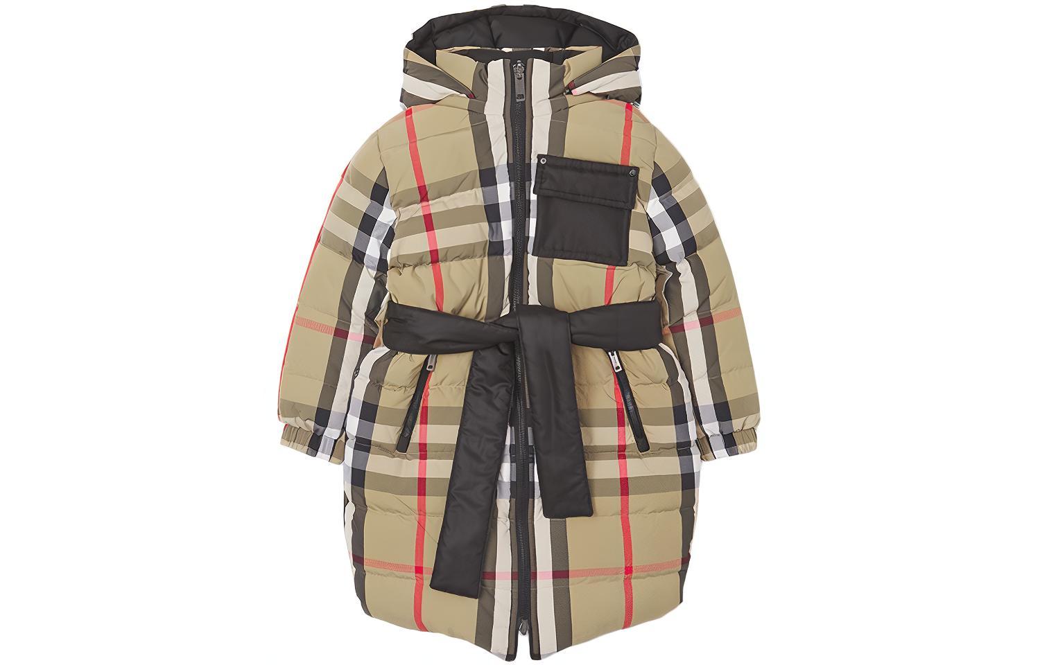Детский пуховик Burberry (каки)