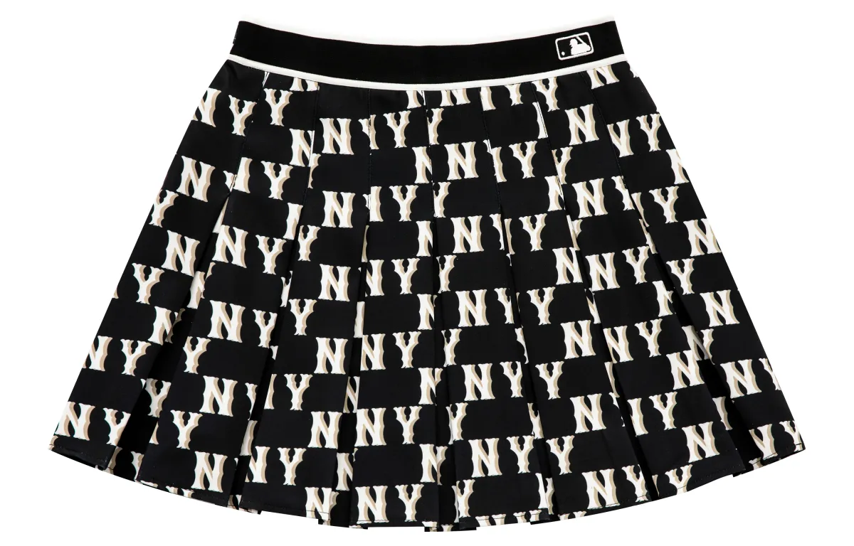 MLB New York Yankees Casual Short Skirts Women's Black