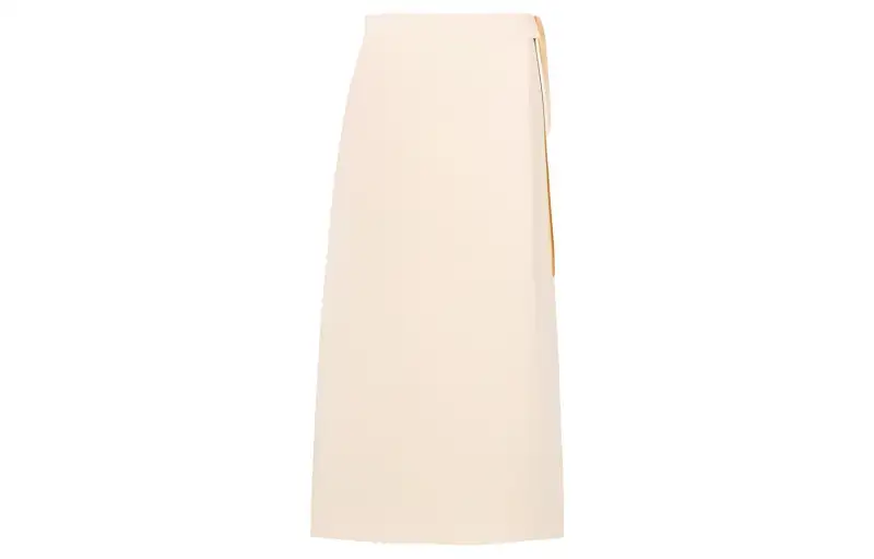 DIOR Casual Long Skirt Women's Ecru