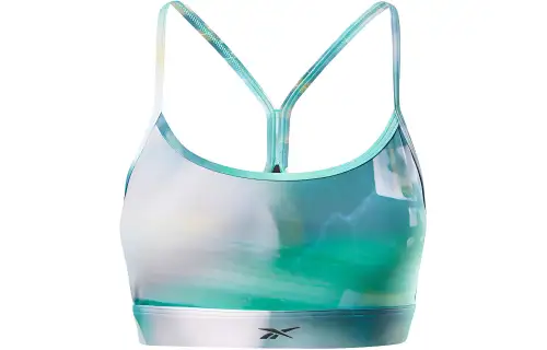 Reebok Lux Skinny Bra Aop Sports Underwear Women's Cyan