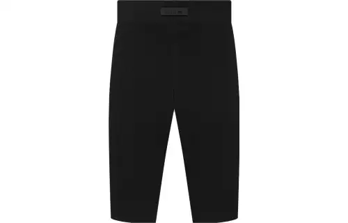 Fear Of God Essentials logo-patch ribbed biker shorts