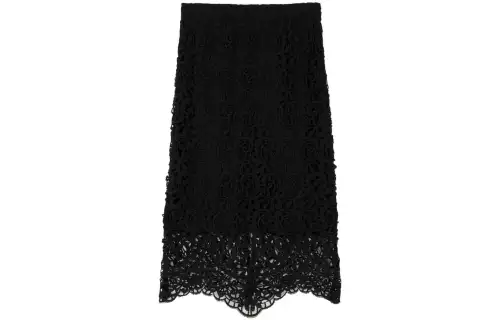 Burberry embroidered pencil skirt
