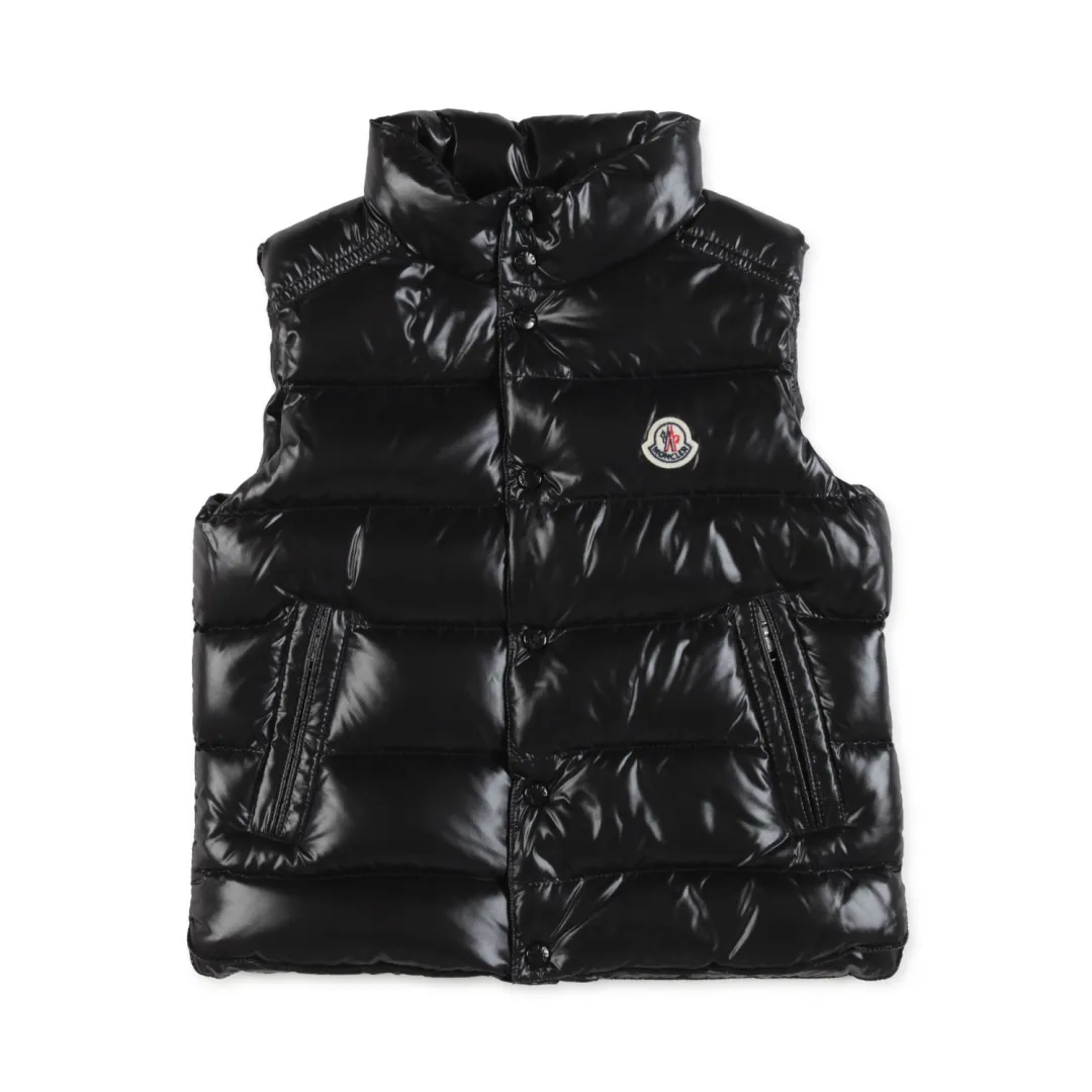 Moncler Kids Down Vests Stand Collar Moderate
