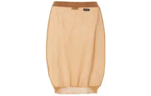 MIU MIU Casual Short Skirts Women's Brown