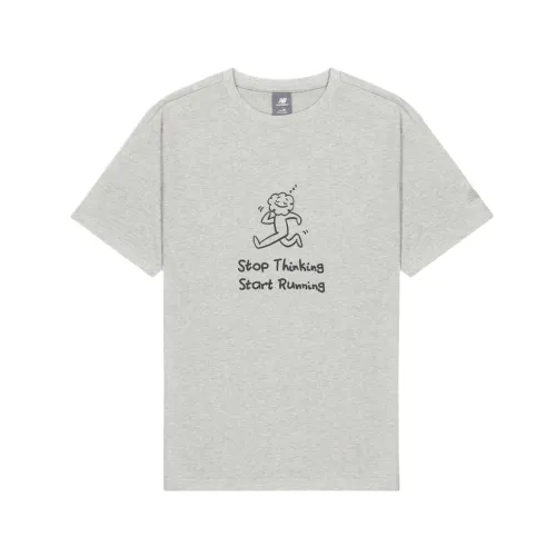 New Balance T Shirt Unisex Heather Gray