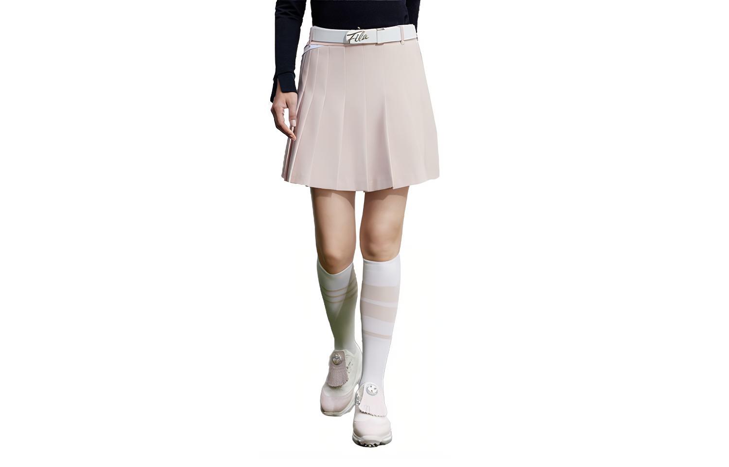 FILA Golf Casual Short Skirts Women's Fragrant Incense Pink