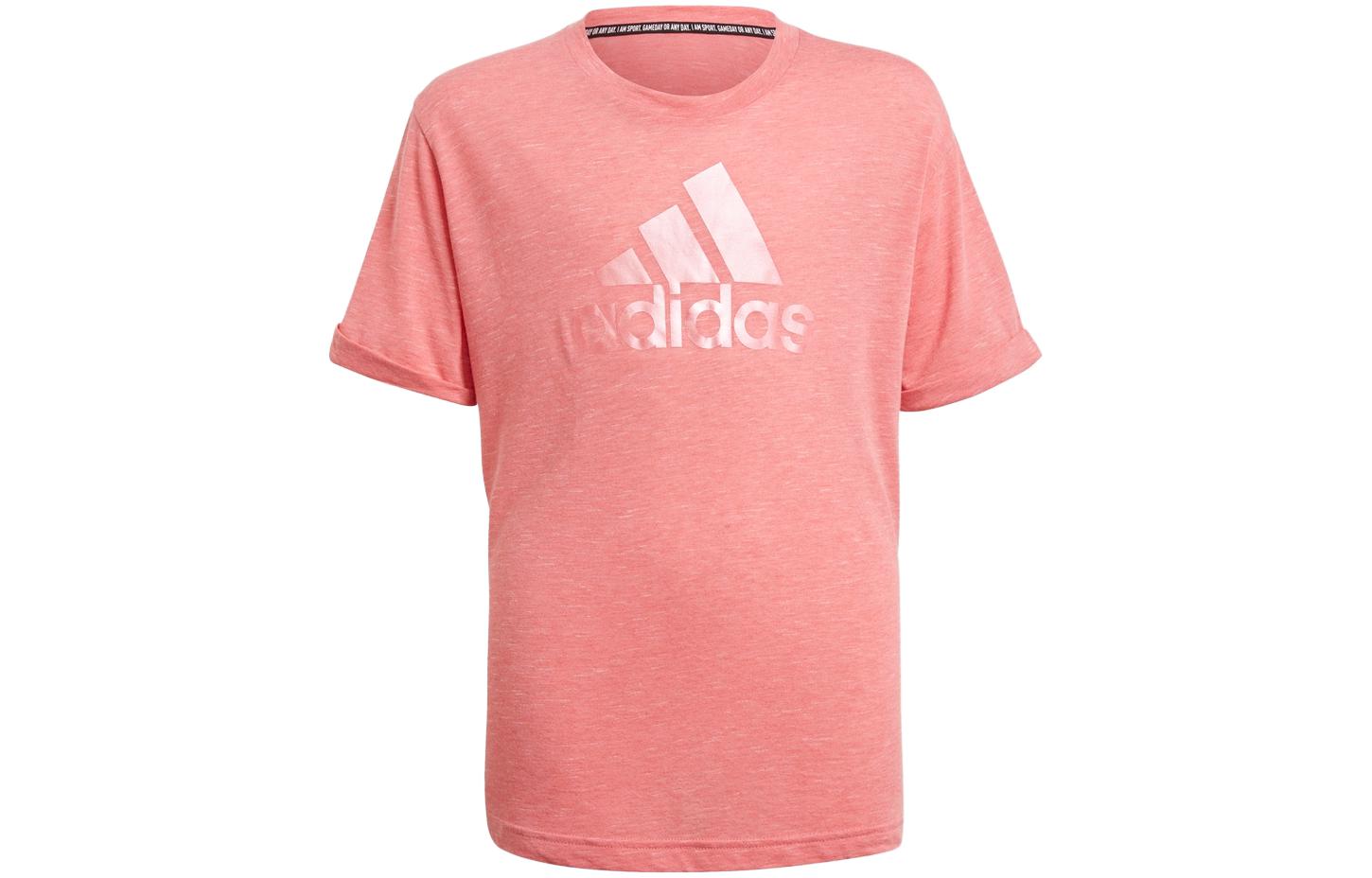 Детская футболка adidas LogoT (фуксия)