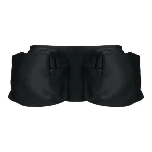 MIU MIU Denim Short Skirts Women's Black