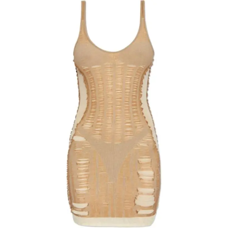 DIESEL M Calimera Semi Sheer Panelled Mini Dress