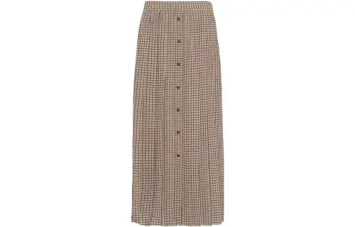 PRADA FW23 Casual Long Skirt Women's Brown