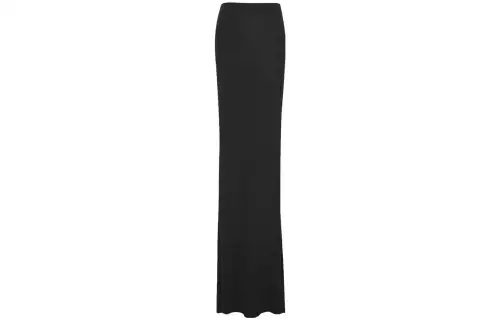 SAINT LAURENT Asymmetric hem Maxi Skirt