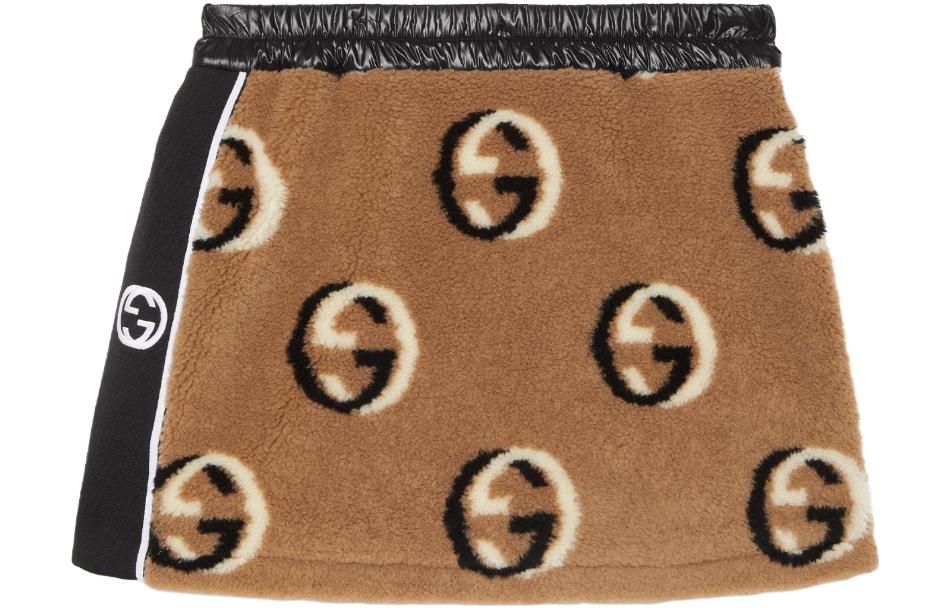 Женская юбка Gucci (коричневая)