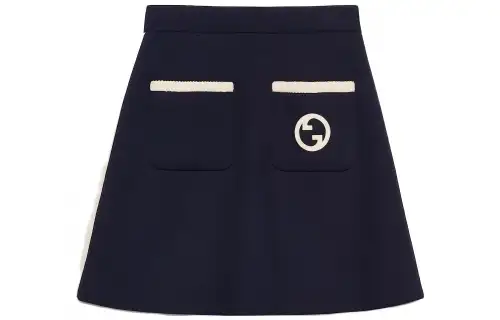 GUCCI Retro Tweed Skirt