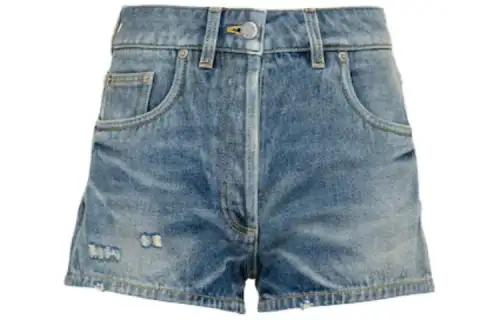 PRADA Denim Shorts Women's Blue Moderate