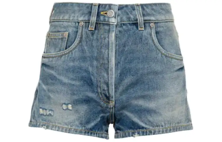 PRADA Denim Shorts Women's Blue Moderate