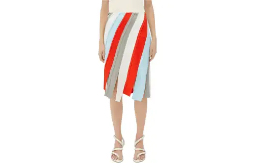 Bottega Veneta SS24 Casual Long Skirt Women's Multicolor