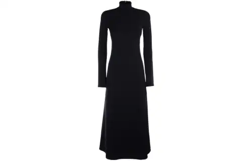Balenciaga High Neck Maxi Dress