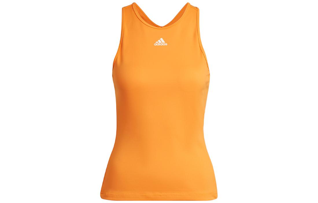 Adidas Sleeveless Sports Shirts Women’s Orange Other