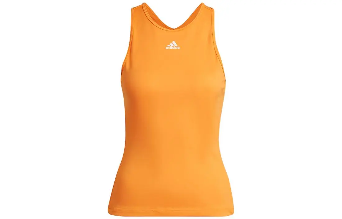 Adidas Sleeveless Sports Shirts Women's Orange Other