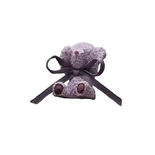 Purple perfume with bow, diffuser, incense stone, universal aromatherapy for auto