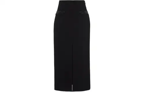 MIU MIU FW23 Casual Long Skirt Women's Black