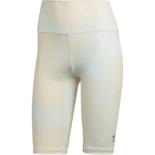 Adidas Originals Sports Shorts Women's Beige Moderate Tight Pants