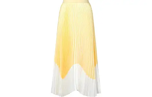 UNIQLO Casual Long Skirt Women's Apricot Yellow