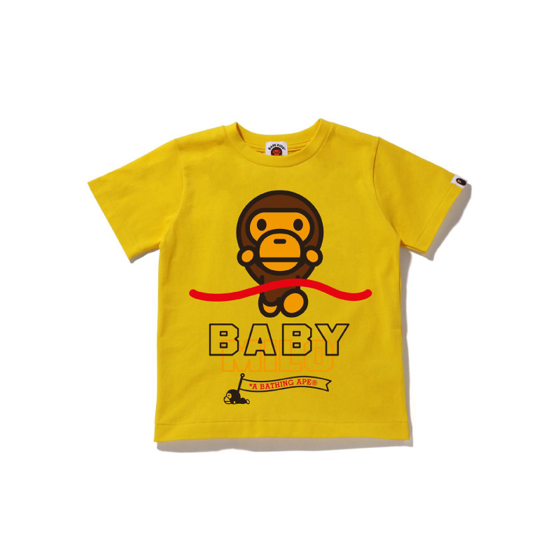 Детская футболка A BATHING APE 0ZXTEK310021I (белая) — фото 7