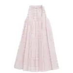 LOEWE Checked Flared Midi Dress