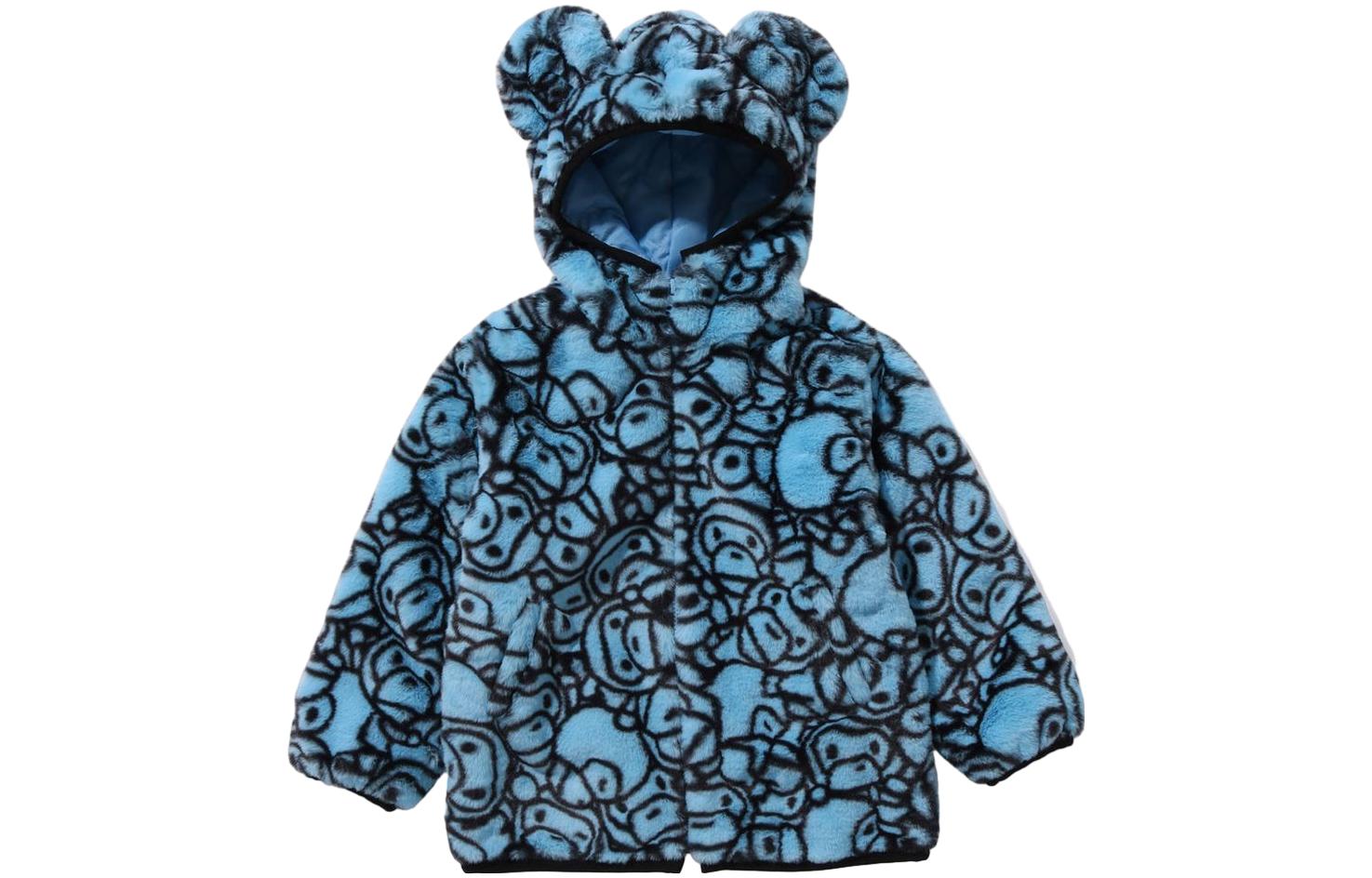 Куртка A BATHING APE Camo Hoodie (синяя)