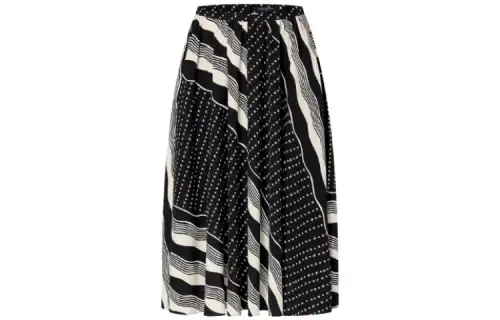 LOUIS VUITTON Casual Long Skirt Women's Black