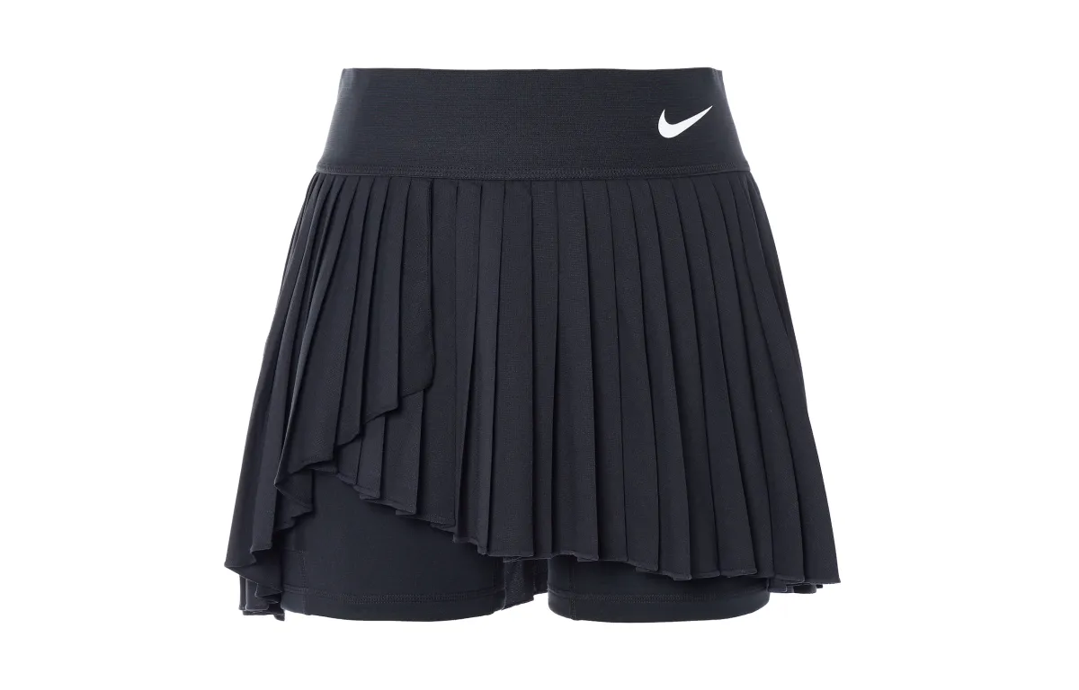 NikeCourt Dri-FIT Advantage Women's Pleated Tennis Skirt Black