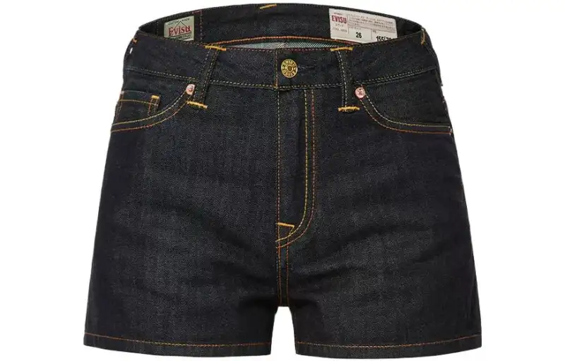 EVISU Denim Shorts Women's Blue Moderate Other