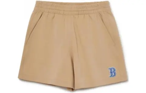 MLB Sports Shorts Women's Khaki Moderate A-line