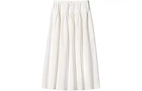 UNIQLO X INES DE LA FRESSANGE UNIQLO X Ines De La Fressange Casual Long Skirts Women's Ivory Moderate Mid Length A Line Skirt
