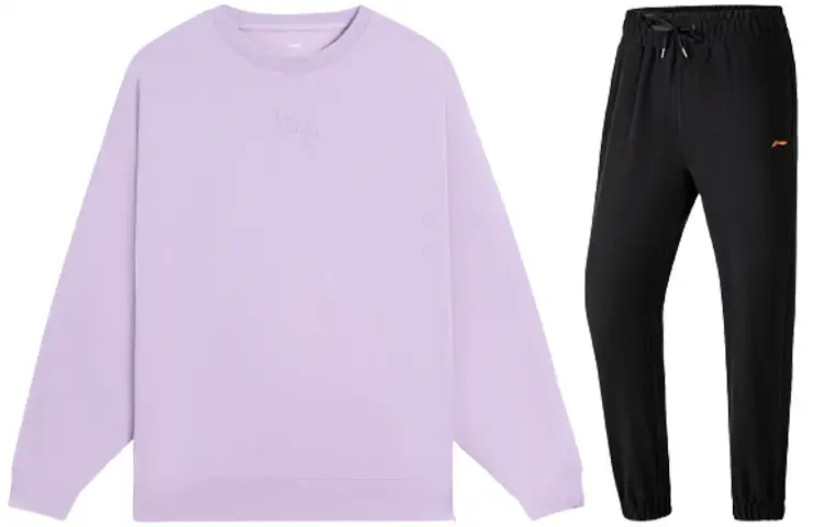 Li Ning Casual Suits Women's Crew Neck Moderate Other