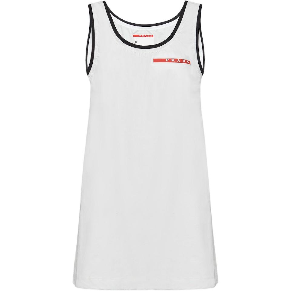 PRADA FW24 Slip Dress Women's White