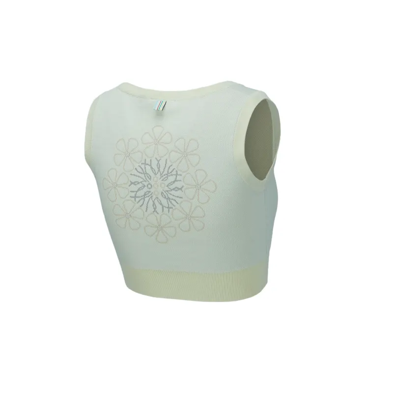 Li Ning Sleeveless Sports Shirts Women's Cyan Other
