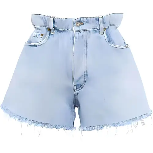MIU MIU FW21 Denim Shorts Women's Blue