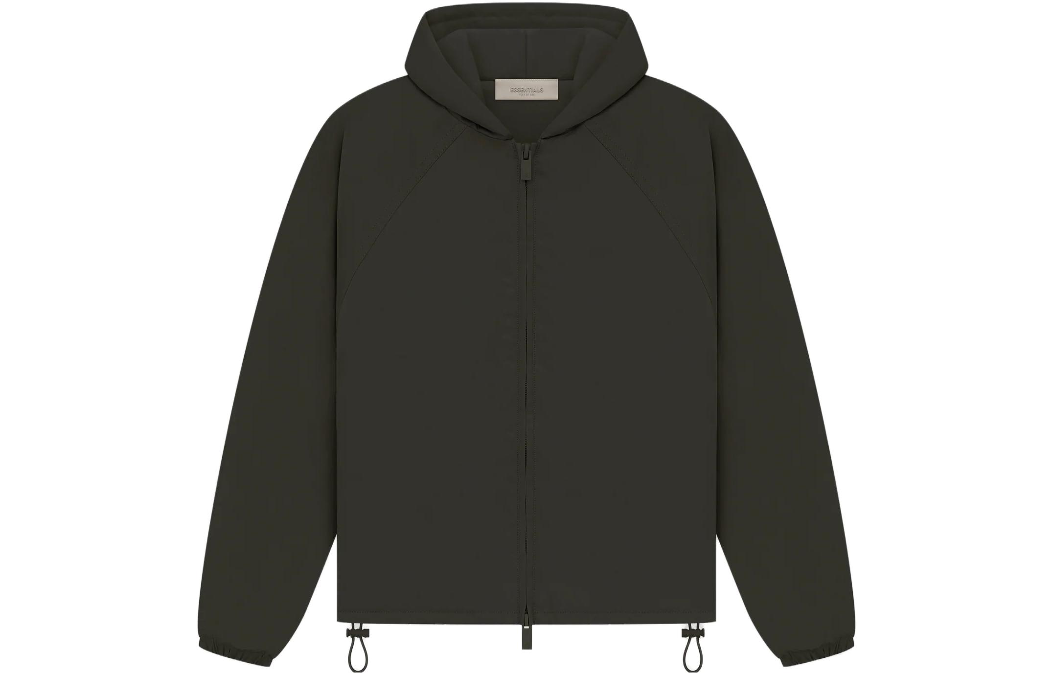 Унисекс куртка Fear of God Essentials Drop2 SS23 Kids Fullzip Jacket Off Black (темно-серый)