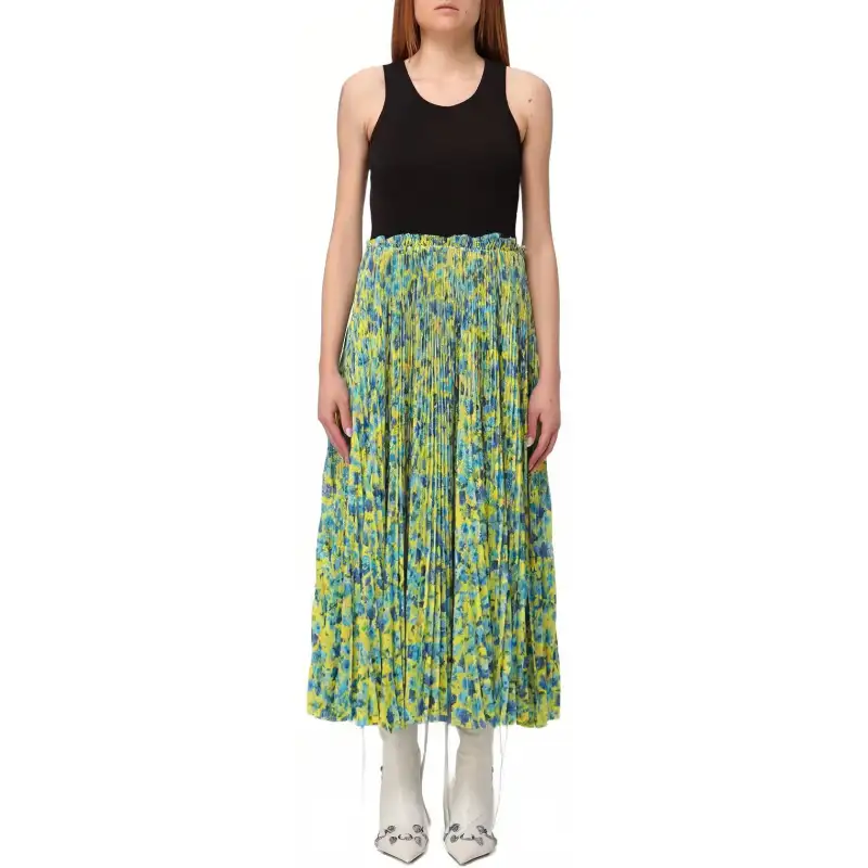 Balenciaga Sleeveless Dress Women's Green