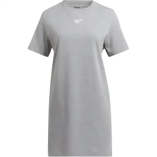 Reebok Identity T Shirt Dress Short Sleeved Dress Women's Gray