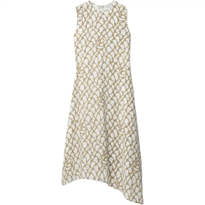 Burberry knot-pattern dress