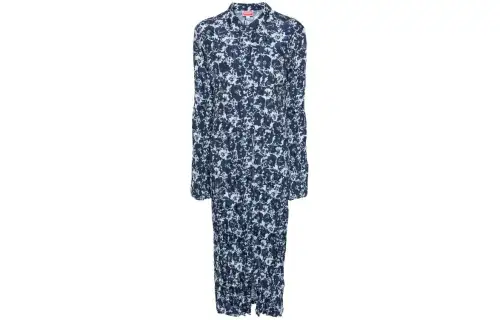 KENZO SS24 Long Sleeved Dress Women's Blue